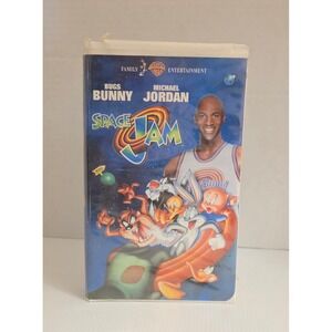 Space Jam VHS 1996 Michael Jordan Bugs Bunny Preowned With Original Ads